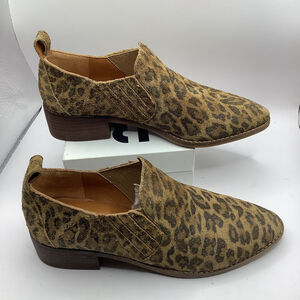 Women's Lucky Brand Suede Boots, Size 7M leopard